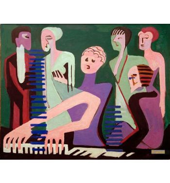 Singer At The Piano