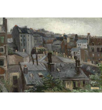 View Of Roofs And Backs Of Houses