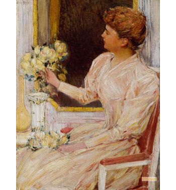 The Lady With Yellow Roses