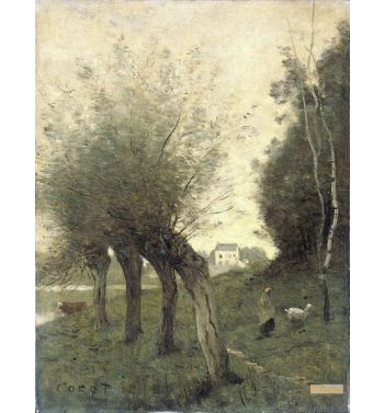 Landscape With Willows