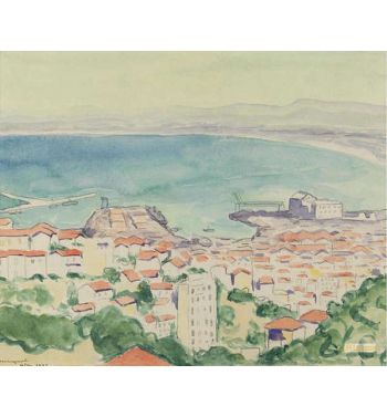 Algiers, The Port Seen From The Heights