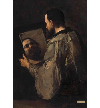 A Philosopher Holding A Mirror