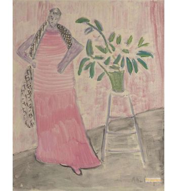 Woman With Plant