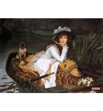 Young Lady In A Boat