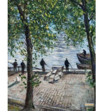Fishermen On The Seine 1939