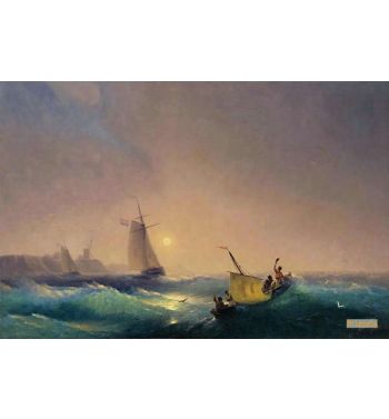 Shipping Off The Dutch Coast