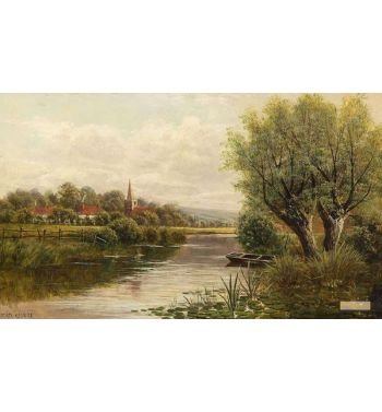 Welsh River Landscape