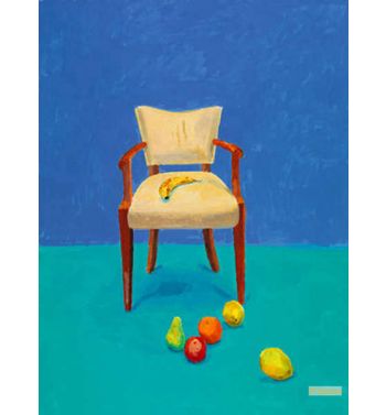 Chair With Banana And Fruit