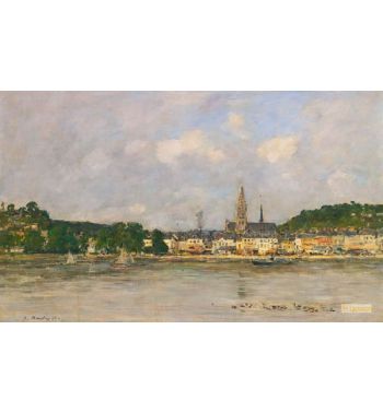 Caudebec En Caux Le Quai De La Seine
