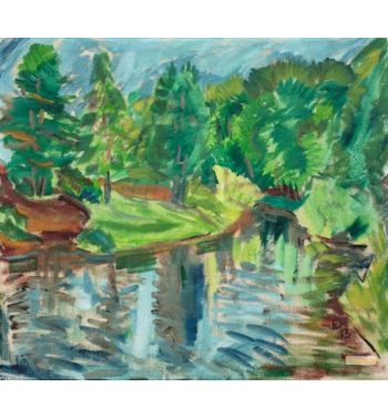 Alsterlandschaft Die Alster bei der Mellingburger Schleuse