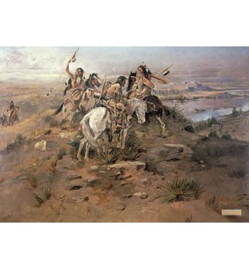 Indians Discovering Lewis And Clark