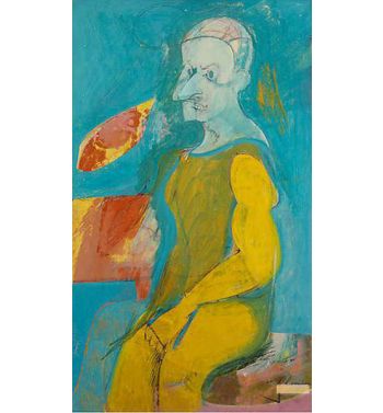 Seated Man, Clown, 1941