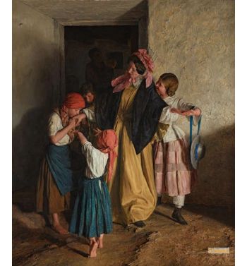 The Farewell Of The Godmother After The Confirmation