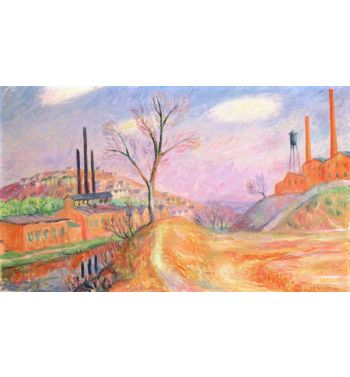 Factories In A Landscape