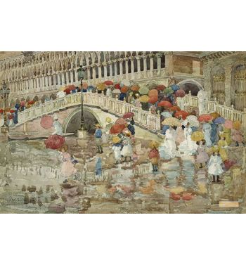Umbrellas In The Rain