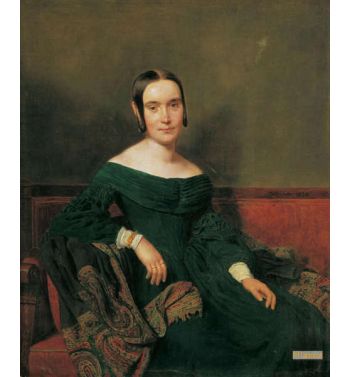 Lady In Vermilion Green Dress