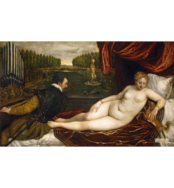 Venus And Organist And Little Dog