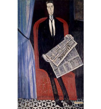 Portrait Of A Man With A Newspaper