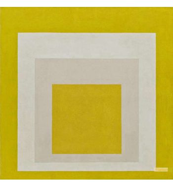 Homage To The Square Two Whites Between Two Yellows