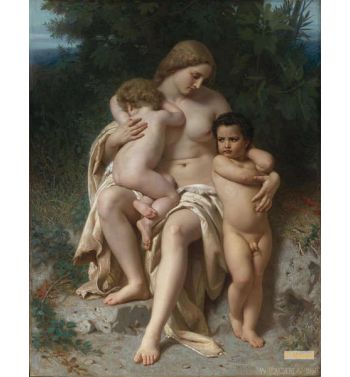 The First Quarrel Cain And Abel, 1861