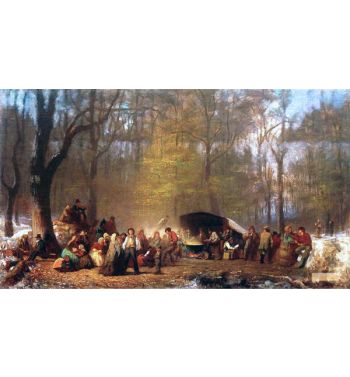 Sugaring Off At The Camp 1864 66