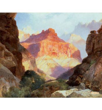 Under The Red Wall, Grand Canyon Of Arizona, 1917
