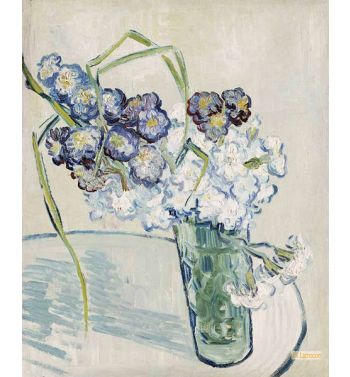 Glass With Carnations