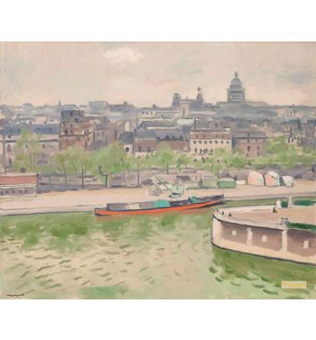 The Seine And The Pantheon
