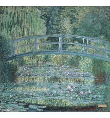 Water Lilies And Japanese Bridge