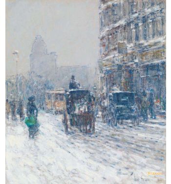 Winter New York, Winter Morning On Broadway