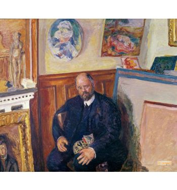 Portrait Of Ambroise Vollard With His Cat, c1924