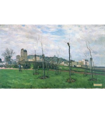 View Of Montmartre From The Cite Des Fleurs Les Batignolles