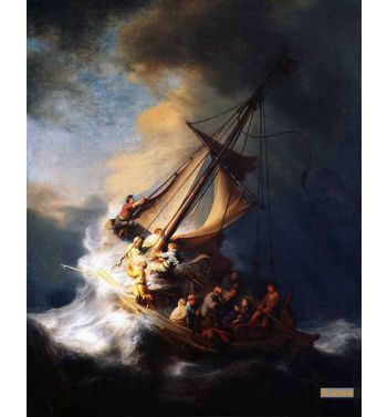 Christ In The Storm On The Lake Of Galilee