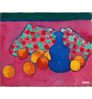 Blue Vase With Oranges 1907