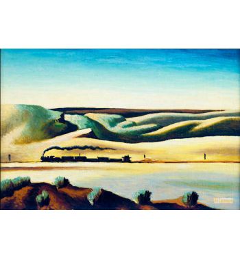 Train in the Desert