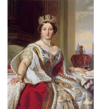 Portrait Of Queen Victoria 1819 1901 1859