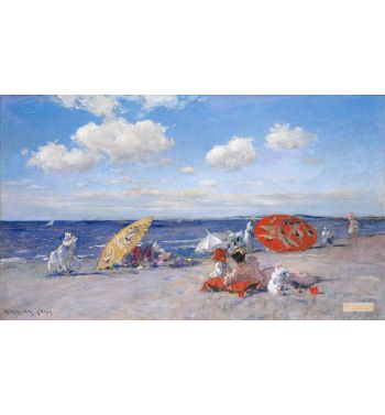 At The Seaside Ca 1892