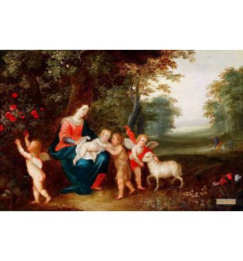 The Virgin And Child With The Infant Saint John The Baptist