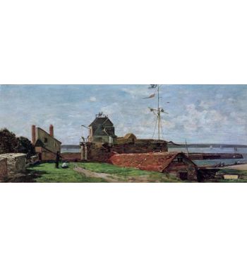 The Francois Ier Tower At Le Havre 1852