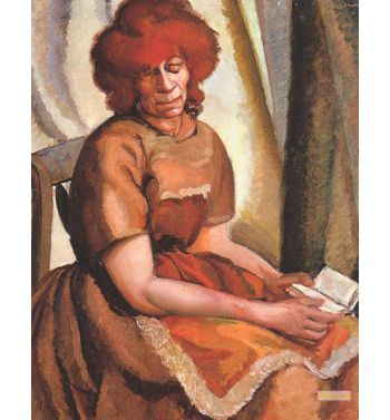 Red Headed Woman Reading 1922
