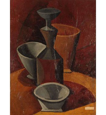 Carafe And Three Bowls 1908