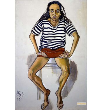 Ginny In Striped Shirt, 1969