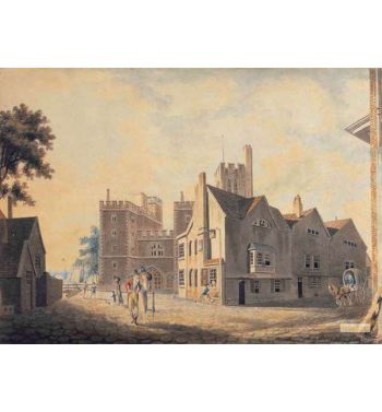 A View Of The Archbishop's Palace Lambeth