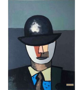 Portrait of a Man with a Bowler Hat