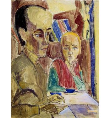 Self Portrait with Model Sidi