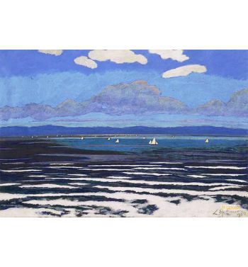 Seascape With White Sails