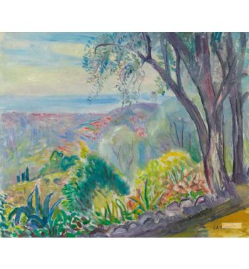 The Garden In Gairaut With The View Of Nice