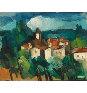 Red Roof Landscape, 2