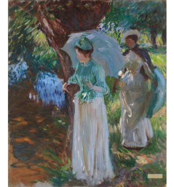 Two Girls With Parasols 1888