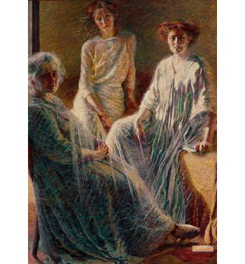 Three Women All Three Dinged In White